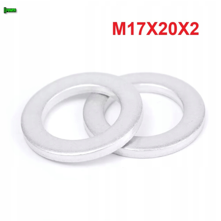 Podkładka aluminiowa m17x20x2 din7603a aluminiowa podkładka m17x20x2