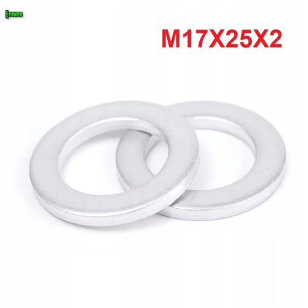 Podkładka aluminiowa m17x25x2 din7603a aluminiowa podkładka m17x25x2