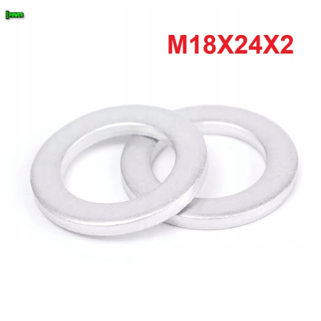 Podkładka m18x24x2 din7603a aluminiowa podkładka m18x24x2 90430-18008