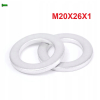 Podkładka m20x26x1 din7603a aluminiowa podkładka m20x26x1 podkładka m20x26