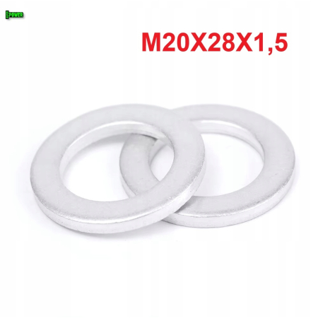 Podkładka m20x28x1,5 din7603a aluminiowa podkładka m20x28x1,5 podkładka m20