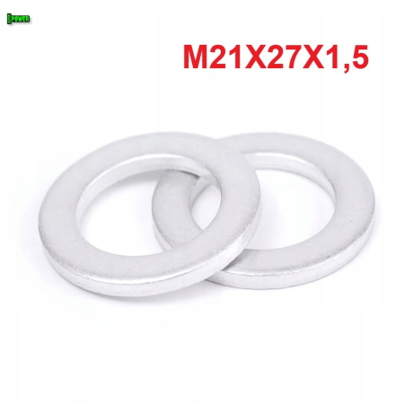 Podkładka aluminiowa m21x27x1,5 din7603a podkładka m21x27x1,5 podkładka m21