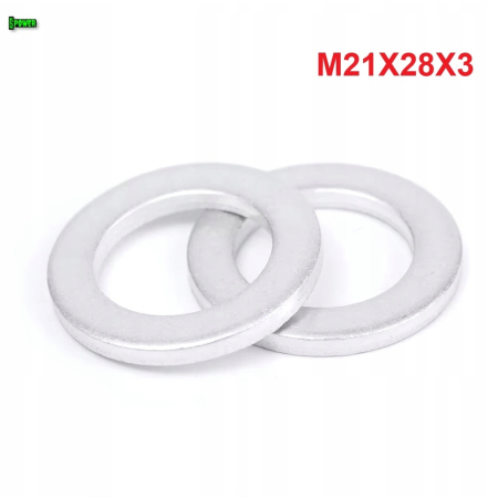 Podkładka aluminiowa m21x28x3 din7603a podkładka m21x28x3 podkładka m21x28