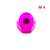 Aluminiowa nakrętka kołpakowa din 1587 m4 różowa nakrętki aluminiowe rc fpw