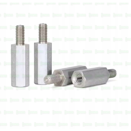 M3x15 aluminiowe dystansy męsko żeński tulejka nakrętką bolce dystansowe m3