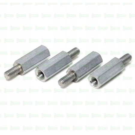 M4x11 aluminiowy dystans męsko żeński tulejka nakrętką bolce dystansowe m4