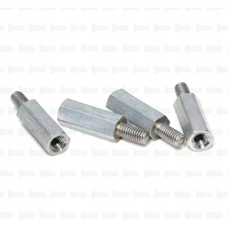 M6x11 aluminiowy dystans montażowy do płyty głównej męsko żeński tulejka m6