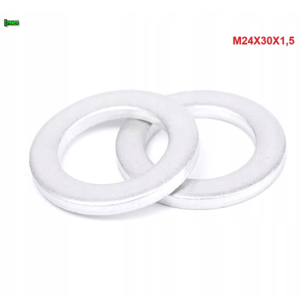 Podkładka aluminiowa m24x30x1,5 din7603a podkładka m24x30x1,5 podkładka m24