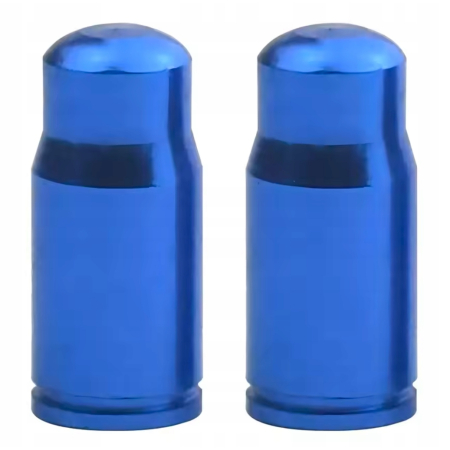 Nakrętki zaworu presta na wentyl presta kapturki zawory presta niebieskie