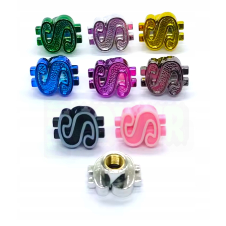 Czapki do opon kapturki na zawory przeciwpyłowe wentyle dolary czarne