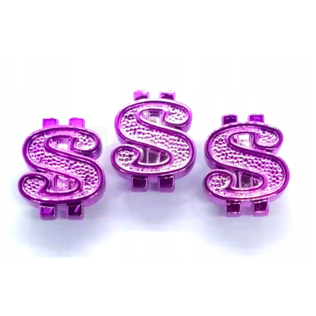 Czapki do opon kapturki na zawory przeciwpyłowe wentyle dolary fioletowe