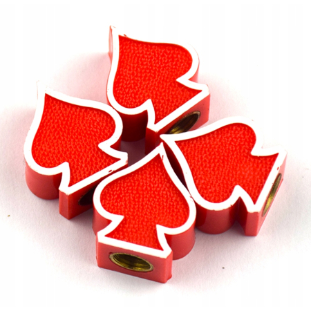 Czapki do opon kapturki na zawory przeciwpyłowe wentyle pik czerwone