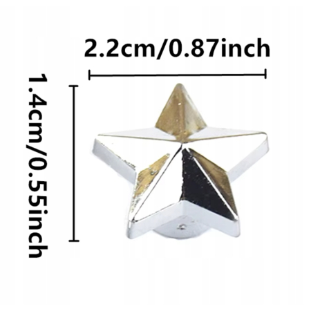 Czapki do opon kapturki na zawory przeciwpyłowe wentyle gwiazdy złote