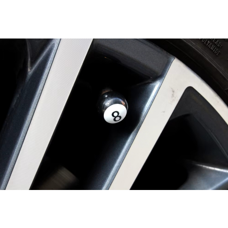 Czapki opon kapturki na zawory przeciwpyłowe wentyle kule bilardowe czarne