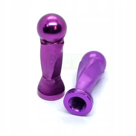 Nakrętki na wentyle czapki do opon kapturki na zawory puchar fioletowe