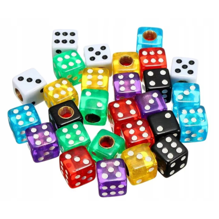 Czapki kapturki na zawory przeciwpyłowe wentyle kostki plastikowe czarne