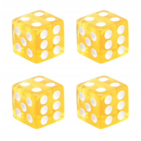 Czapki do opon kapturki na zawory wentyle kostki plastikowe złote