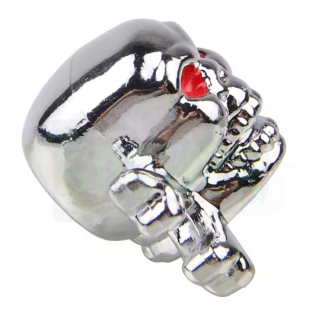 Czapki opon czaszka kapturki na zawory wentyle czaszka i kości srebrne