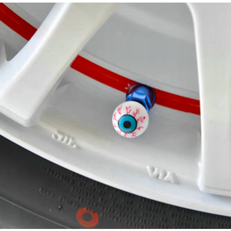 Czapki kapturki na zawory przeciwpyłowe oko wentyle oko