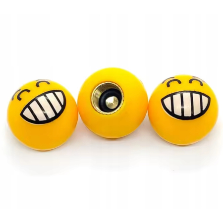 Nakrętki na wentyle samochodowe nakrętki do wentyli rowerowych smile 5