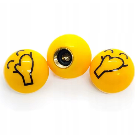 Nakrętki na wentyle samochodowe nakrętki do wentyli rowerowych smile 7