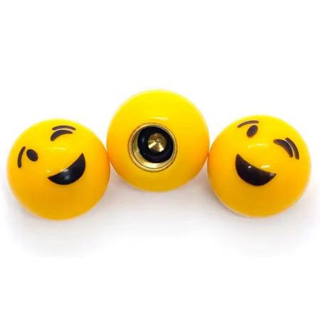 Nakrętki na wentyle rowerowe nakrętki do wentyli samochodowych smile 13