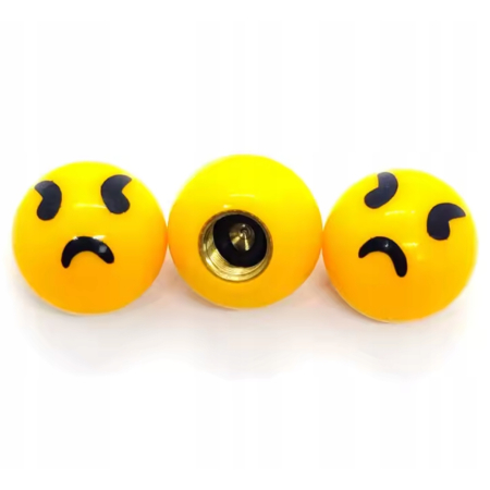 Nakrętki na wentyle rowerowe nakrętki do wentyli samochodowych smile 15