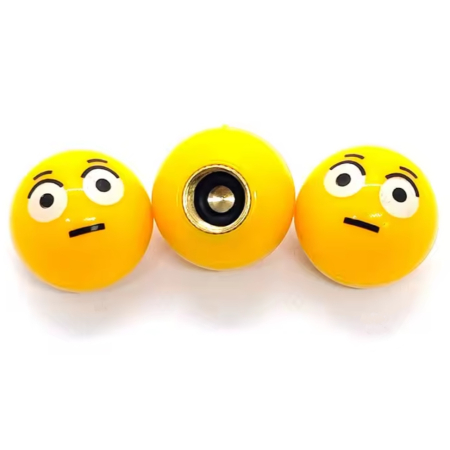 Nakrętki na wentyle rowerowe nakrętki do wentyli samochodowych smile 17