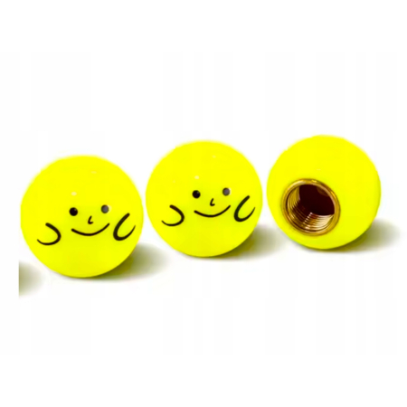 Nakrętki na wentyle rowerowe nakrętki do wentyli samochodowych smile 20