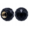 Czapki opon kapturki na zawory samochodowe wentyle kula disco czarne