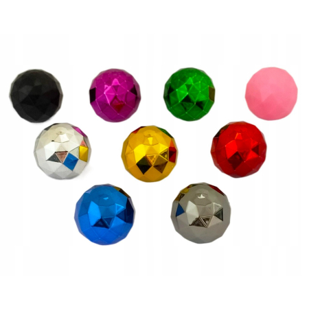 Czapki do opon kapturki na zawory przeciwpyłowe wentyle kula disco szare