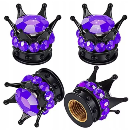 Czapki do opon kapturki na zawory samochodowe wentyle rowerowe korona 5