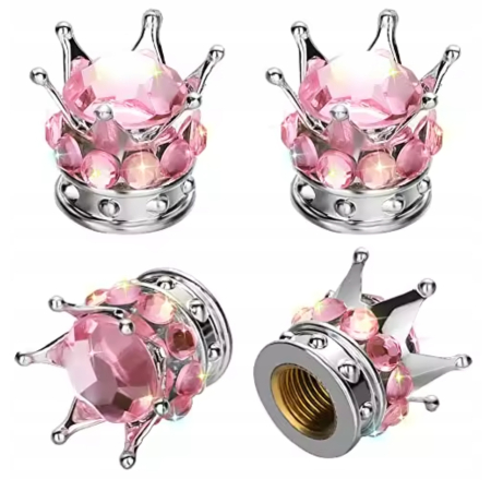 Czapki do opon kapturki na zawory samochodowe wentyle rowerowe korona 10