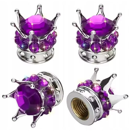 Czapki do opon kapturki na zawory samochodowe wentyle rowerowe korona 12