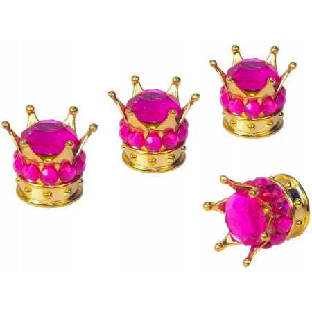 Czapki do opon kapturki na zawory samochodowe wentyle rowerowe korona 16