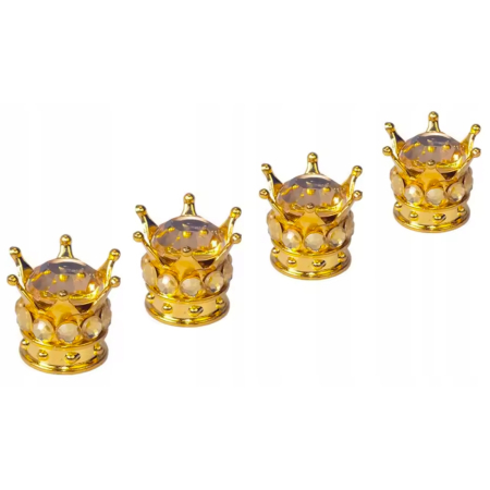 Czapki do opon kapturki na zawory samochodowe wentyle rowerowe korona 17