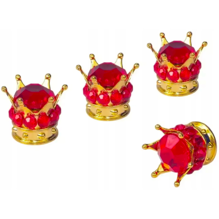 Czapki do opon kapturki na zawory samochodowe wentyle rowerowe korona 18