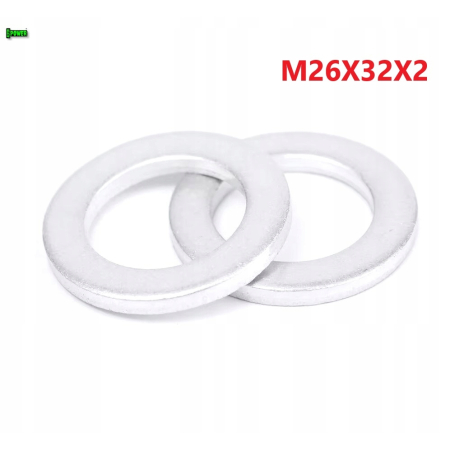 Podkładka aluminiowa m26x32x2 din7603a podkładka m26x32x2 podkładka m26x32