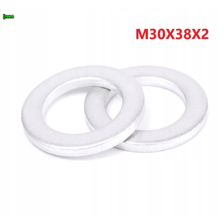 Podkładka aluminiowa m30x38x2 din7603a podkładka m30x38x2 podkładka