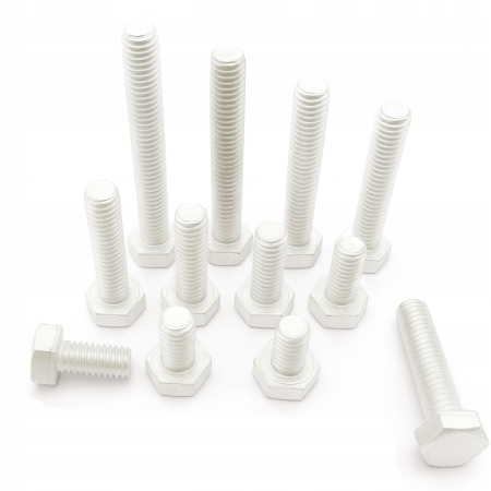 M6x12 śruba aluminiowa sześciokątna din 933 aluminium śruby aluminiowe 7075